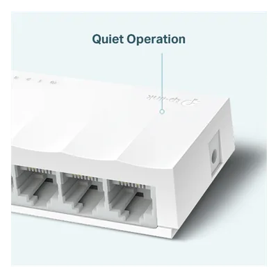 Switch no administrado / 5 puertos 10/100Mbps / Fanless / Green Ethernet / 83.6 x 45.7 x 22.8 mm