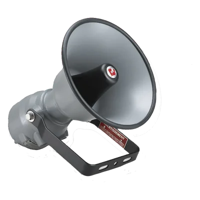 Altavoz amplificado a prueba de explosiones / 24 VCD / IP65 / Tipo 4X / 0-114 dBA @ 10 pies (0-124 dBA @ 1m) / Clase I Div. 1 Grupos B-D