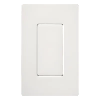 Inserto Ciego para Placa de Pared / Estilo Designer / Acabado Snow Satinado / Sin Tornillos Visibles