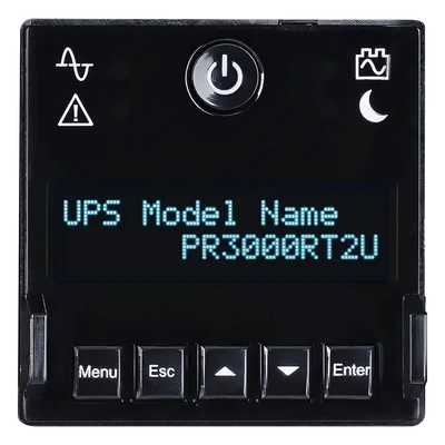 UPS de Rack 2U / 3000 VA / 3000 W / Línea Interactiva / Onda Senoidal Pura / 9 Tomas NEMA / AVR
