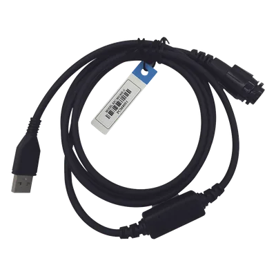 Cable Programador USB / Conector USB-A a Multipin Circular / Compatibilidad Windows 98 a 11 / Material Poliuretano / Más de 30 Modelos Motorola