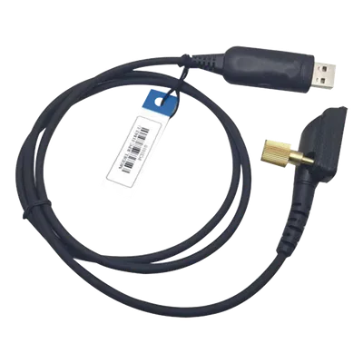 Cable Programador USB / Conector USB-A a Multipin Tipo Peineta / Compatibilidad Windows 98 a 11 / Material PU Negro Profesional / Más de 20 Modelos Icom Serie IC-F