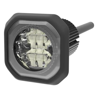 Lámpara oculta LED / Bajo perfil / Ámbar claro / 12-24 VDC / SAE Clase I / 98 patrones / Montaje empotrado