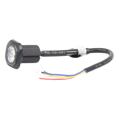 Lámpara oculta LED / Bajo perfil / Ámbar claro / 12-24 VDC / SAE Clase I / 98 patrones / Montaje empotrado