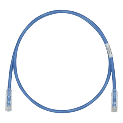 Cable de Parcheo / UTP Cat6 / 24 AWG / CM / 0.61 m (2 ft) / Azul