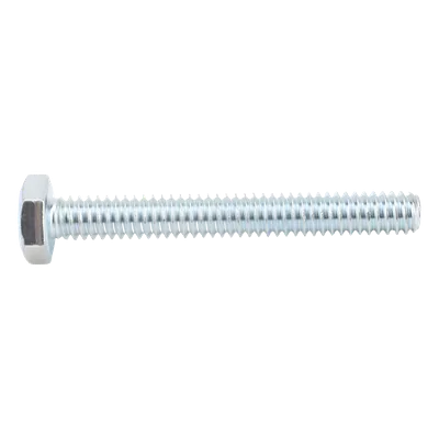 Tornillo Máquina / Grado 2 / 1/4" (6.4 mm) / 2" (50 mm) / Rosca Parcial / Galvanizado Electrolítico