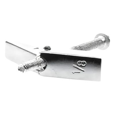 Sujetador Mariposa / Tornillo 1/8" (3 mm) / Bronca 3/8" (10 mm) / Largo 2" (51 mm) / Carga 12 kg en Tablaroca