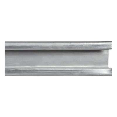 Canal Unicanal Sólido / 4 x 2 cm (1.57 x 0.79 in) / Acero Pregalvanizado 1.52 mm / Longitud 3 m (9.84 ft) / Refuerzo Estructural / 0.9 kg/m