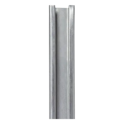 Canal Unicanal Sólido / 4 x 2 cm (1.57 x 0.79 in) / Acero Pregalvanizado 1.52 mm / Longitud 3 m (9.84 ft) / Refuerzo Estructural / 0.9 kg/m