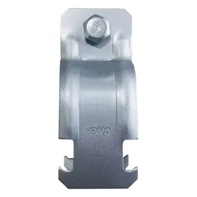 Abrazadera Unicanal / 2" (51 mm) / Conduit Cédula 40 / Calibre 14 / Industrial