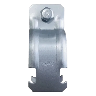 Abrazadera Unicanal / 19 mm (3/4") / Calibre 16 (1.5 mm) / Conduit Cédula 40 / 5.3 kg por 100 unidades