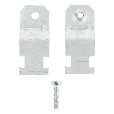 Abrazadera Unicanal / 25 mm (1 pulgada) / Acero Galvanizado Calibre 14 / Conduit Cédula 40 / Industrial