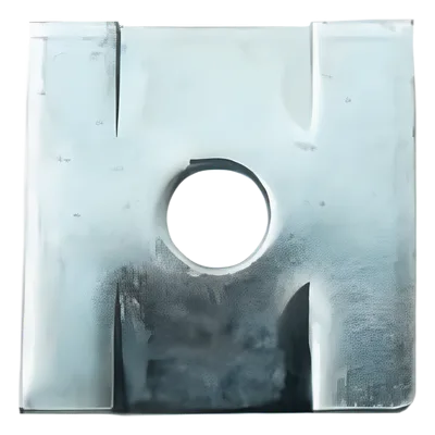 Tope Unicanal Plano / Tornillo 1/2" (13 mm) / Instalación en Superficies Planas / Uso Industrial