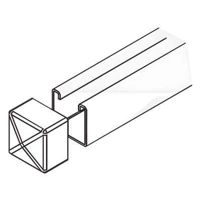 Tope Unicanal Plano / Tornillo 1/2" (13 mm) / Instalación en Superficies Planas / Uso Industrial