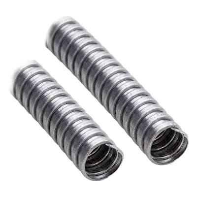 Tubo Flexible Metálico / 3/8" (9.5 mm) / Acero Galvanizado / Rollo 20 m (65.6 ft) / NEMA FB-1 / UL 514B