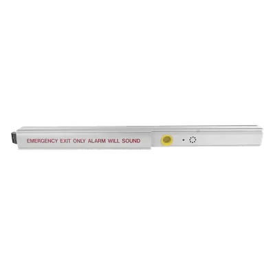 Barra de Emergencia / Cerrojo con Alarma / Resistente al Fuego 3 hrs / UL Grado 1 / Ajustable 29 a 36 pulgadas / Acabado Aluminio