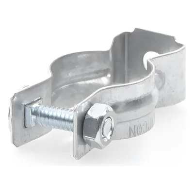 Clip para Conduit / 32 mm (1 1/4") / Acero Pregalvanizado / Incluye Tornillo y Tuerca / 3.9 kg por Ciento