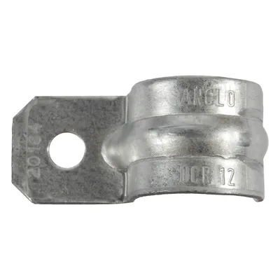 Abrazadera Tipo Uña / Conduit Pared Delgada / 3/4" (19 mm) / Acero Pregalvanizado Calibre 18 / Tornillo #12