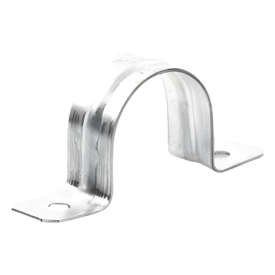 Abrazadera Omega / Conduit Pared Gruesa / 1 1/2" (38 mm) / Acero Pregalvanizado 1.5 mm / Calibre 16 / Tornillo #10