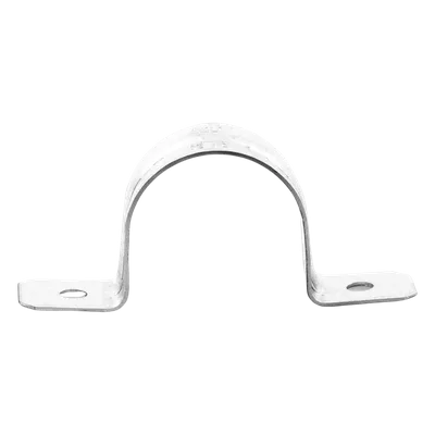 Abrazadera Omega / Conduit Pared Gruesa / 1 1/2" (38 mm) / Acero Pregalvanizado 1.5 mm / Calibre 16 / Tornillo #10