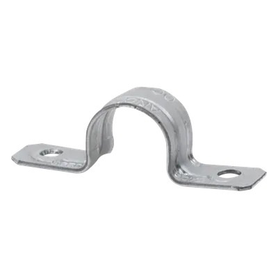 Abrazadera Omega / Conduit Pared Gruesa / 2" (51 mm) / Acero Pregalvanizado 1.5 mm / Tornillo #10