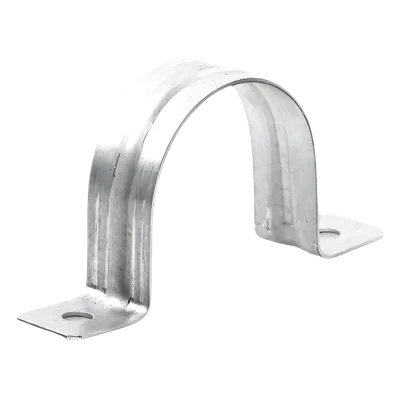 Abrazadera Omega / Conduit Pared Gruesa / 2" (51 mm) / Acero Pregalvanizado 1.5 mm / Tornillo #10