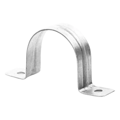 Abrazadera Omega / Conduit Pared Gruesa / 2" (51 mm) / Acero Pregalvanizado 1.5 mm / Tornillo #10