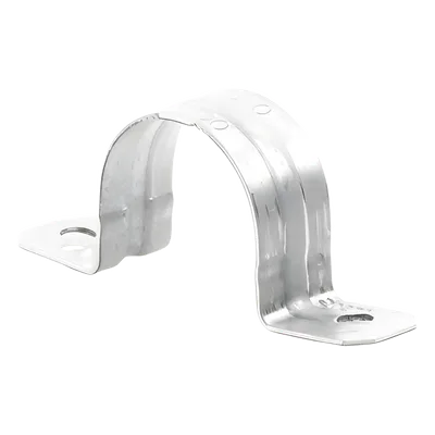 Abrazadera tipo Omega / Acero pregalvanizado 1.2 mm / 1 pulgada (25 mm) / Tornillo #8
