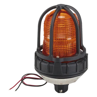 Luz Estroboscópica para Ubicaciones Peligrosas / 520,000 Candelas Pico / 80 Destellos por Minuto / Montaje en Tubería NPT 3/4" / IP66 / 12-24 VCD / Ámbar