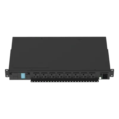 PDU Monitoreable Horizontal / 8 Salidas NEMA 5-20R / Entrada NEMA 5-15P / 120 Vca / 15 A / 1U / Rack 19 in