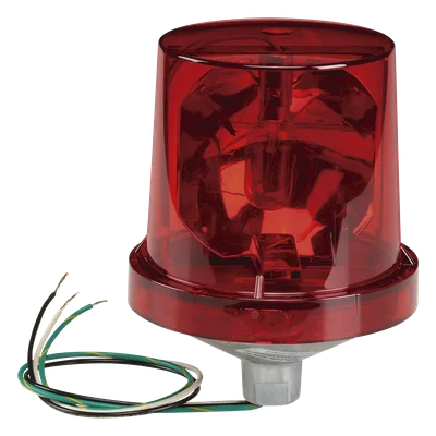 Luz de advertencia giratoria / 120 VAC / LED 25W / IP66/IP69K / Montaje 1/2" NPT / 90 destellos/min