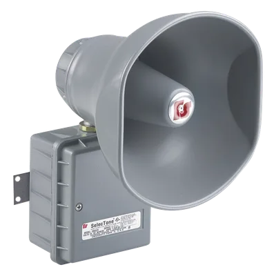 Altavoz amplificado / 15W / Clasificado para ubicaciones peligrosas / 24 VCA/VCD / IP66 / Tipo 4X / 110 dB a 3 m (9.84 ft)