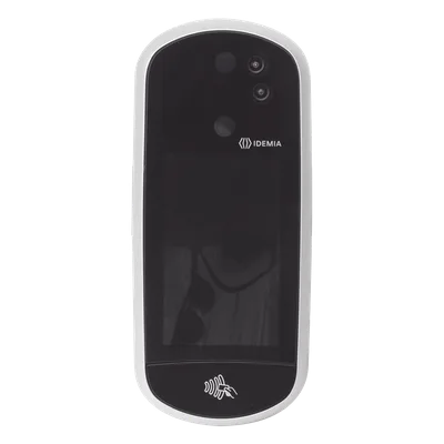 Lector biométrico facial / IP65 / 20,000 registros / PoE+ 12-24V DC / Ethernet RS485 RS422 / HID Prox iCLASS MIFARE DESFire / 6.56 ft