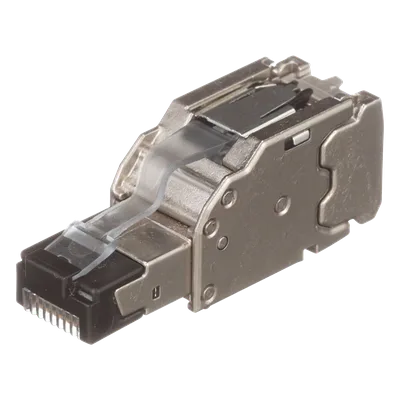 Plug RJ45 Blindado / Terminación en Campo / Cat5e/Cat6/Cat6A / 22-26 AWG / -40 a 85°C / Color Plata