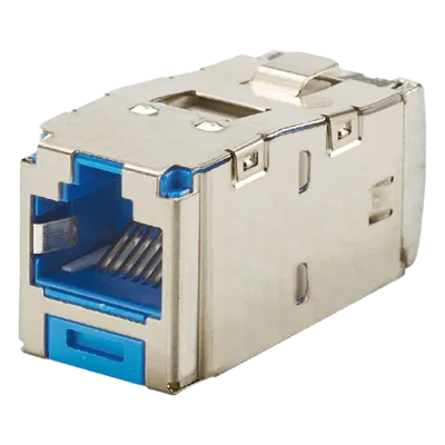 Conector Jack RJ45 Blindado / Categoría 6 / 10GBase-T / Terminación sin Impacto / HDBaseT 100 m (328 ft) / Mini-Com TG