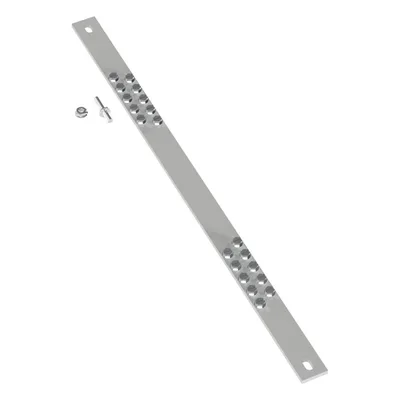 Barra de Conexión a Tierra / Rack 19" / 20 Orificios / 483 mm (1.58 ft) / 45 Unidades / EIA-310