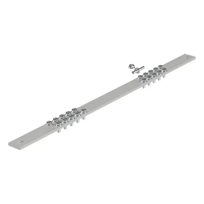 Barra de Conexión a Tierra / Rack 19" / 20 Orificios / 483 mm (1.58 ft) / 45 Unidades / EIA-310