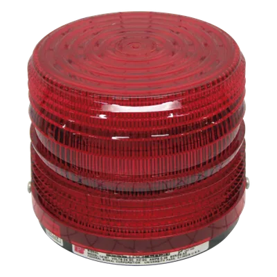 Luz estroboscópica / 24 VCD / 100,000 cd / 80 destellos/min / NEMA 3R / UL cUL CSA / Rojo