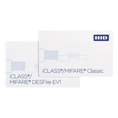 Tarjeta de Acceso Dual / iClass + Mifare / 2 Kbits / PVC Compuesto / 13.56 MHz