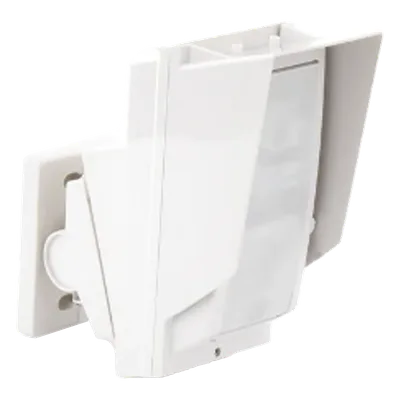 Detector PIR Exterior / 24 m (78.7 ft) de Alcance / 180° Giro Horizontal / IP65 / 18 Zonas de Detección / Montaje a 3 m (9.8 ft)