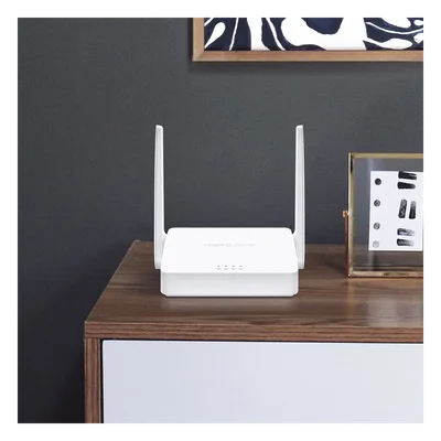 Router Inalámbrico N / Wi-Fi 2.4 GHz 300 Mbps / 1 Puerto WAN 10/100 Mbps / 2 Puertos LAN 10/100 Mbps / 2 Antenas 5 dBi / IPv6 e IPTV