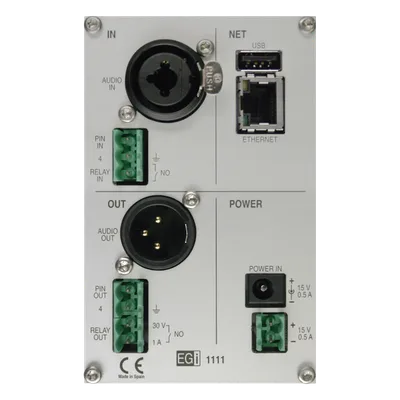 Interfaz IP de Audio / Gestión de Avisos Prioritarios / Streaming Hi-Fi / Ethernet 10/100 Mbps / Memoria 8 GB / VoIP / Unicast / Multicast