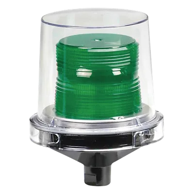 Luz de advertencia LED para ubicaciones peligrosas / 24 VCD / Verde / Clase I, II, III / División 2 / IP66 e IP69K