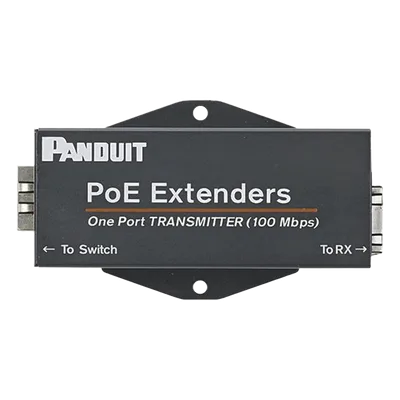 Extensor PoE/PoE+ / 610 m (2000 ft) / 10/100 Mbps / Cat5e/Cat6 / -40°C a 70°C / RJ45
