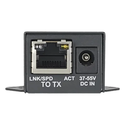 Receptor PoE/PoE+ / Hasta 610 m (2000 ft) / Cat5e/Cat6 / 10/100 Mbps / -40°C a 70°C