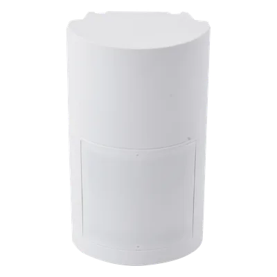 Detector de Movimiento PIR Exterior / Inalámbrico / 120° / Alcance 12 m (40 ft) / Montaje Ajustable 0.8-2.7 m / SMDA / Blindaje RFI y Luz Visible