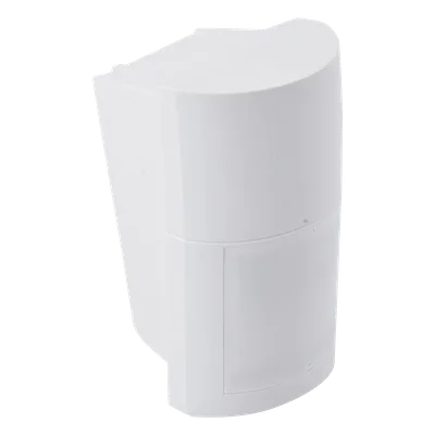 Detector de Movimiento PIR Exterior / Inalámbrico / 120° / Alcance 12 m (40 ft) / Montaje Ajustable 0.8-2.7 m / SMDA / Blindaje RFI y Luz Visible