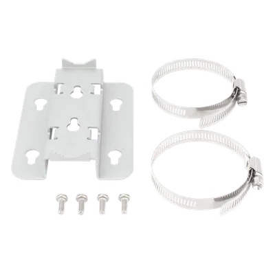Soporte de Montaje / Poste o Pared / 4 Tornillos / 2 Abrazaderas Metálicas / Compatible ePMP 3000