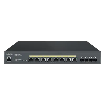 Switch PoE ++ Administrable en Nube Capa 2 de 8 puertos PoE de 2.5 Gbps, Hasta 240 W, 4 puertos de SFP