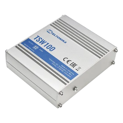 Switch Industrial No-Administrable / 5 Puertos Gigabit / 4 Puertos PoE+ 802.3af/at / 120W Total / -40°C a 75°C / Riel DIN / 115x32x95 mm (4.5x1.3x3.7 in)